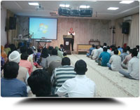 Pastor Sunil John D'souza speech in Hindi Church, Doha, Qatar