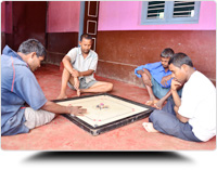 Playing Carrom