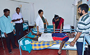 Giving treatment to the new inmate in Emergency Ward