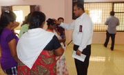 Pastor Sunil John D'souza pray for sick people