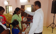 Pastor Sunil John D'souza pray for sick people
