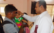 Pastor Sunil John D'souza pray for sick people