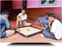 Playing Carrom